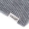 Beanie/Skull Caps New 11 Colors Letter True Casual Beanies for Men Women Girl Boy Fashion Knitted Winter Hat Solid Hip-hop Skullies Hat Unisex Cap d240429