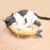 Тренировка для игрушек для кошек развлечение рыба плюшевая начинка подушки 20 см моделирование рыбы -кошачья рыба Интерактивное домашнее животное жевание игрушки для домашних животных питомец