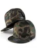 Camouflage snapback polyester cap blanco platte camo honkbal pet zonder borduurheren cap en hoed voor mannen en vrouwen6089316