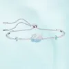 Bracciale Swarovski Designer Women Original Qualità Braggle di moda Luxury Gradient Bracciale Bracciale Bracciale Bracciale Bracciale blu blu Bracciale No Non sbiadimento Nessuna allergia