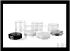 Garrafa redonda de latas de animais transparentes de 60 ml com tampas de contêiner de jarro de cosméticos vazios Ho1384 garrafas 50AAH YVKTA6263661
