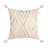 Övervägsordningen som säljer Bohemian Marockan Cotton Tufted broderi Kudde Ins Sofa Pillow fransad kudde täckning 240420