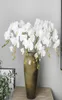 Fleurs orchidées blanches de soie artificielle de haute qualité papillon fausse fleur pour la fête de mariage à la maison décoration 278n3863877