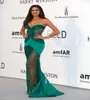 Charmant Amazing Irina Shayk Perle paillette Red Carpet Robes de célébrités vertes Sirène verte Longues robes de soirée formelles Sexy Prom Prom Dr4315002