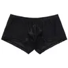 UNDURE SEXY maschile da uomo per i giovani u boxer convex boxer box boys seta ghiacciata mutandine traspirabili giovanili estate in lingerie