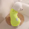 Abbigliamento per cani abbigliamento per pet gilet estivo carino asciugatura rapida trazione trazione fibbia sottile chihuahua ragazza traspirante gatto