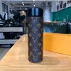 Nuevo diseñador de lujo Vacuum Cup Mujeres para hombres al aire libre Termos de invierno Cazas de agua caliente con letras de impresión textil Comercial Cad24042903