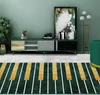 Geometrische Klavierschlüssel Teppich und Teppich grünes Gold graues Muster Küche Wohnzimmer Nonslip Floor Matte Schlafzimmer Nachtsofa Tapete1620996