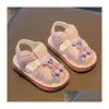 First Walkers Fashion Luxury Newborn Sandals Boys Girls Baby Toddler Kids Shoes Summer Soft Bottom Breathable Sports Little Drop Deliv Dhgoh
