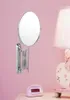 Mirrors 6 Inch 3X Magnifying Round Wall Mirror TwoSided Retractable Bathroom 360 Degree Swivel Makeup1554535