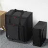 Сумки для хранения настольного монитора компьютера 27 -дюймовый чемодан с колесами 24 хост -ударной Zip Zip