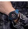 Armbanduhren Yikaze Herren Sportwache wasserdichte Mann Sport Uhr Multifuktion LED Digital Militär Wecker Elektronische Armbanduhr