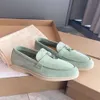 Loro buty męskie buty swobodne butów LP Mokorna płaska zamszowa krowa skórzana skóra Oxfords Moccasins Summer Walk Treakers