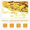 Party Decoration 1200 PCS Gold Decor Birthday Confetti Edging Anniversary for Number Baby