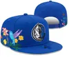 Dal Mavericks Ball Caps Flowers Patched Snapback Hats Sports Team Basketball Chicago Hat 23-24 Champions Baseballキャップ2024ファイナルスポーツ調整可能なChapeau A0