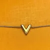 Luxury brand necklace pendant designer fashion jewelry man cjeweler letter plated gold silver chain for men woman trendy tiktok have necklaces jewelleryVQQY