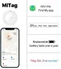 Kontrola Xiaomi MITAG Key Finder Pozycja Findery MFI Certyfikowane Bluetooth GPS Lokalizator urządzeń antylossowych narzędzia do urządzeń antylossowych Pracuj z Apple Znajdź moje