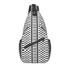 Sac à dos palestinien kufeya sling coffre sac poitrine palestine keffiyeh broderie épaule à bandoulière pour les hommes à vélo