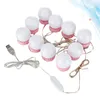 Bouteilles de rangement USB 10 LEDS BUBLBES KIT POUR LA LAMPE DE LED FREE COLORFABLE PUND COLORFE (BLANC)