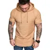 MRMT Brand Mens Hoodies Sweatshirts Korte mouw Men Sweatshirt Casual Solid Color Hoody voor mannelijke kap 240430