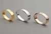 Modeontwerper Ring Classic Roestvrij staal sieraden Gold Love Getrouwd verlovingspaar Ring voor vrouwen Men7493974