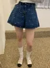 Short féminin été coréen mignon décontracté bowknot polka à pois