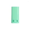 Bouteilles de rangement bouteille de rouge à lèvres vide en plastique conteneur cosmétique vert emballage rond plat 30pcs 15g tube de bâton rechargeable portable