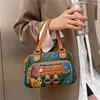 Umhängetaschen süße Klappe Frauen Tasche Luxus französische Vintage Klassische Textur Stil Emblem Deisgn Crossbody Nachricht Handtasche