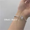 Bracciale di orso Sier shier sterling in argento, con un design di nicchia che sembra e fresco