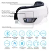 6D Smart Eye Massager Vibration Airbag Compress Eye Care Instrument Bluetooth Musik Eye Massage Glasses Eye Relint Fatigue 240430
