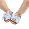 Sandales 0-18 mètres NOUVELLE-NOURNE SUMBRE BÉBÉ GUBLE SANDALS SANDAGES PAPILLES CHAUSSAUX PLATS AVEC THEEL DES CHAUSSURES EN BOIS EN 4 COOLLSL240429