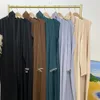 Nida Ramadan Abaya Dubai Islam Turkiet Muslim sätter Hijab Modest Dress Kaftans For Women Robe Femme Ensembles Musulmans Kimono 240423