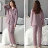 Veilleurs pour femmes 2024 pyjamas Automne Sandwich hiver