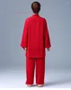 Etnik Giyim 2024 Geleneksel Çin Tai Chi Wushu üniforma Kungfu Egzersiz Uygulaması Dövüş Sanatları Set Kanat Chun Taiji Üst Pantolon