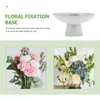 Dekorativa blommorverktyg Jianshan Flower Arrangement Vessel Office Circle Vase Floral Pin rostfritt stålhållare