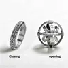 Anelli di banda Astronic B Womens Ring Full Creative Complex Universe Rotating Universe Jewelry 2024 Fashion Mens e Q240429