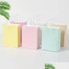 Geschenkomschakeling 10 stks kraft papieren zakken blauw/roze pastel snoepje regenboog feest decoratie baby shower verpakkinggift drop levering home tuin f dhw1d