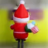 Trajes de marionetes infláveis ​​do Papai Noel se adequam a Candy for Fora de Decoração de Natal Infláveis