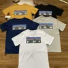 TシャツメンズTシャツデザイナーTシャツメンズTシャツ夏の山のピークカジュアルルーズラウンドラウンドネック短袖Tシャツの男性と女性カップル服