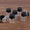 Storage Bottles 100Pcs Clear Glass Vial With Screw Caps And Plastic Stopper Leakproof For Oil Sample Perfume(2 Ml) Easy To Use