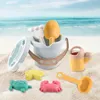 50iv Sand Play Water Fun 9x Beach Toys Sand Set Sand Casting Building Castle Toy Education Toy Sandpit Toy Sandbox Toys for Child Kids Bathtime Toy D240429