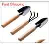 Ryobi Garden Tools 3 PCSSet Nya kreativa trädgårdsverktyg Tre del Mini Garden Tools Small Shovel Rake Spade Potte Qylnqp Bdene6446671