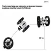 Mini RC Bounce Car Wheels Flexible Roues à grande vitesse Saut à grande vitesse Machine de voiture avec des cadeaux éducatifs électriques LED