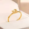 Bandringar Vintage Egyptian Horus Eye Female Symbol Ring rostfritt stål Wedjat Finger Protector Jewelry Gift Q240429