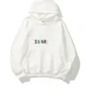 Designer Europe en de Verenigde Staten Fashion Women's Spring Spring Nieuwe borst Logo-soep Printing Fashion Letter Printing Punk Hooded Long-Sueved hoodie