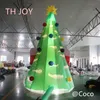 Expédition gratuite Activités extérieures 8mh (26 pieds) avec ventilation arbre gonflable de Noël géant extérieur, maison de Noël gonflable avec lumière pour décoration