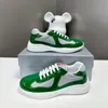 heren schoenen ontwerper schoenen klassieke casual dames sneakers lederen nylon groene outdoor trainers luxe sport man schoenen americas cup mode hardloop mesh schoen met doos