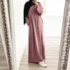 Ethnische Kleidung Frauen Eid Abaya Dubai Bescheidener Truthahn Muslim Langes Kleid Arabische Paillette Islamische Kleider Abendpartykleid Marokkanische Kaftan