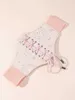Gürtel weibliche rosa Korsett schüre Wide Taillengürtel Fashion Magic Tape Bandage Spitze Seil Binde Vintage Kleidergürtel