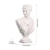 Decorative Figurines Crafts Home Decor Gift Figurine Portraits Greek Mythology Bust Statue Aesthetic Artist Sketch Practice Goddess